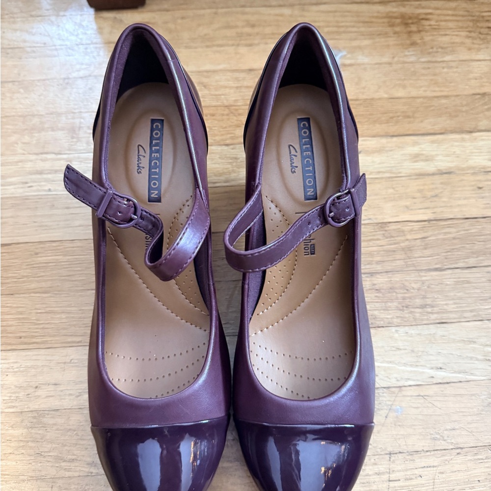 Clarks Women's Plum Heels with Strap